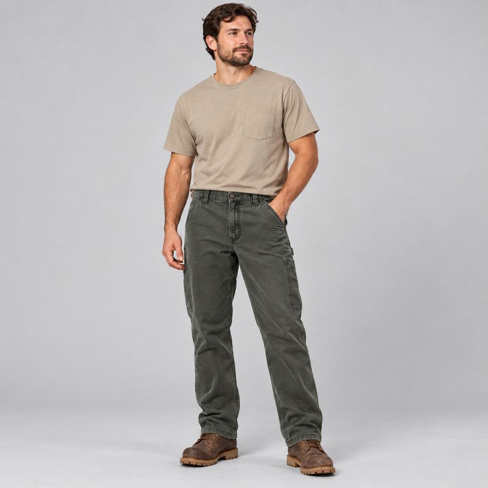 Carhartt Rugged Flex Rigby Relaxed Fit Work Pants Peat 34x32
